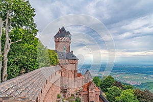 Haut-Koenigsbourg castle, the battlement photo